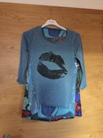 Via delle Rose ViadelleRose Tunika Shirt  Pailletten Gr 36 /S Bayern - Altenmünster Vorschau