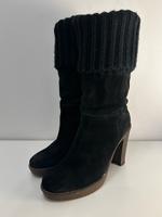 Kennel & Schmenger, Stiefel, Größe 39, schwarz, Velours Leder Hessen - Weiterstadt Vorschau