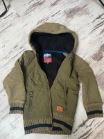 VINGINO Jacke Kuscheljacke Gr. 128 Khaki gefüttert mit Kapuze Hessen - Wiesbaden Vorschau