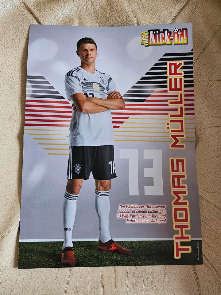 4 x DIN A3 POSTER Thomas Müller DFB Deutschland EM 2024 Fußball ⚽ in Solingen