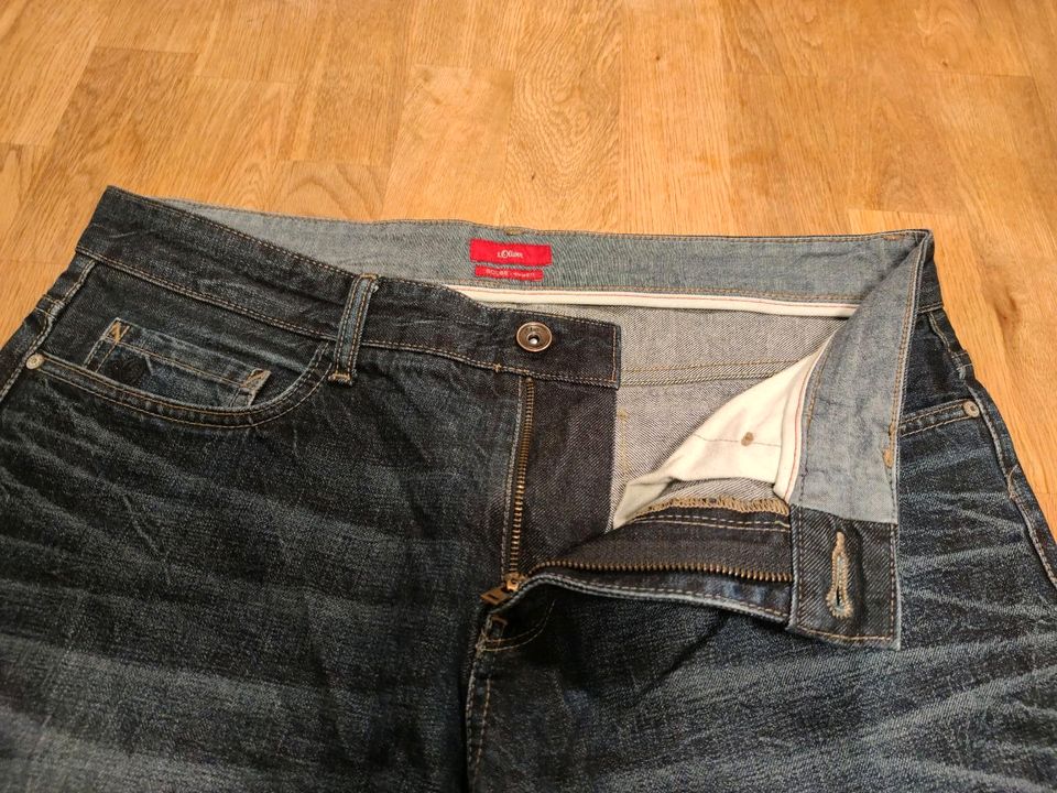 Blaue S.Oliver Jeans Gr. 34/34 in Ried