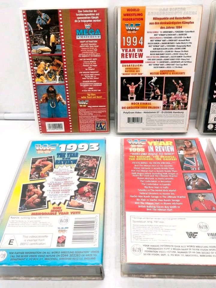 WWF/WWE VHS Kassetten Mega Matches in Filderstadt