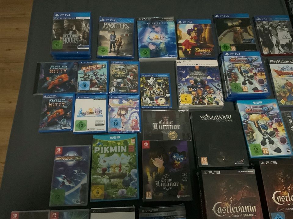 Factory Sealed + Neu * Nintendo, Playstation, Vita, PS2 Sammlung in Berlin