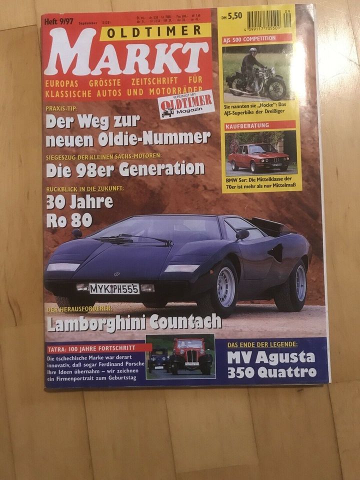 Markt Automobile Oldtimer 1997 6 7 9 in Wenden