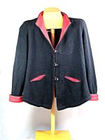 Strickjacke, Wolljacke rot, schwarz, CAPULINE Gr. M/40 Schleswig-Holstein - Flensburg Vorschau