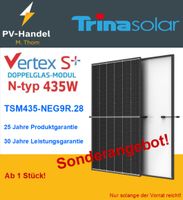 ☀️ab 69€ Trina Vertex S+ 435W TSM-435NEG9R.28 Glas-Glas Doppelglas N-Type Solarmodule PV PHOTOVOLTAIKMODULE SOLARANLAGE SOLARPANELE Brandenburg - Dahlewitz Vorschau