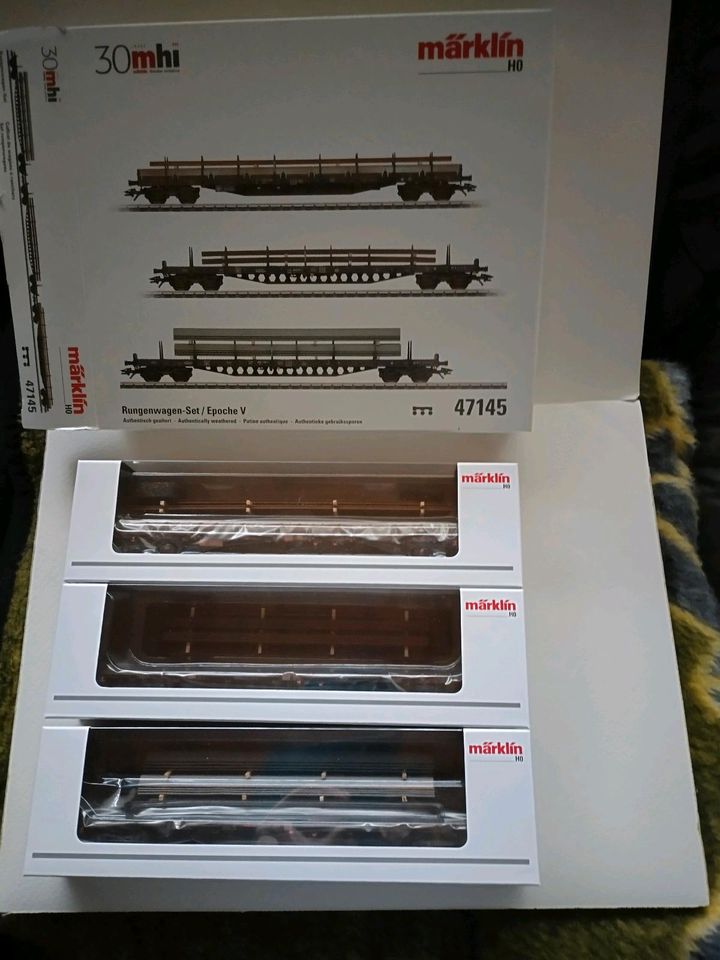 47145 HO Märklin Rungenwagen - Set Epoche 5 in Düsseldorf