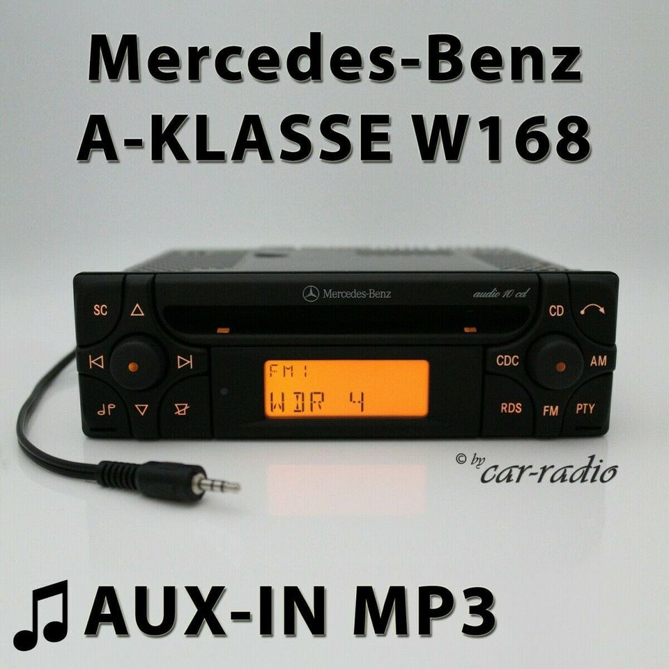 Mercedes Audio 10 CD MF2910 AUX-IN MP3 W168 Radio A-Klasse V168 in Gütersloh