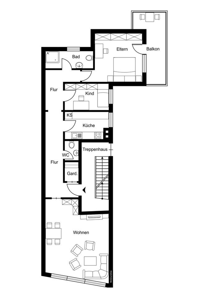 Wohnen im Herzen der Innenstadt: Modernisierte Wohnung in zentraler Lage in Attendorn