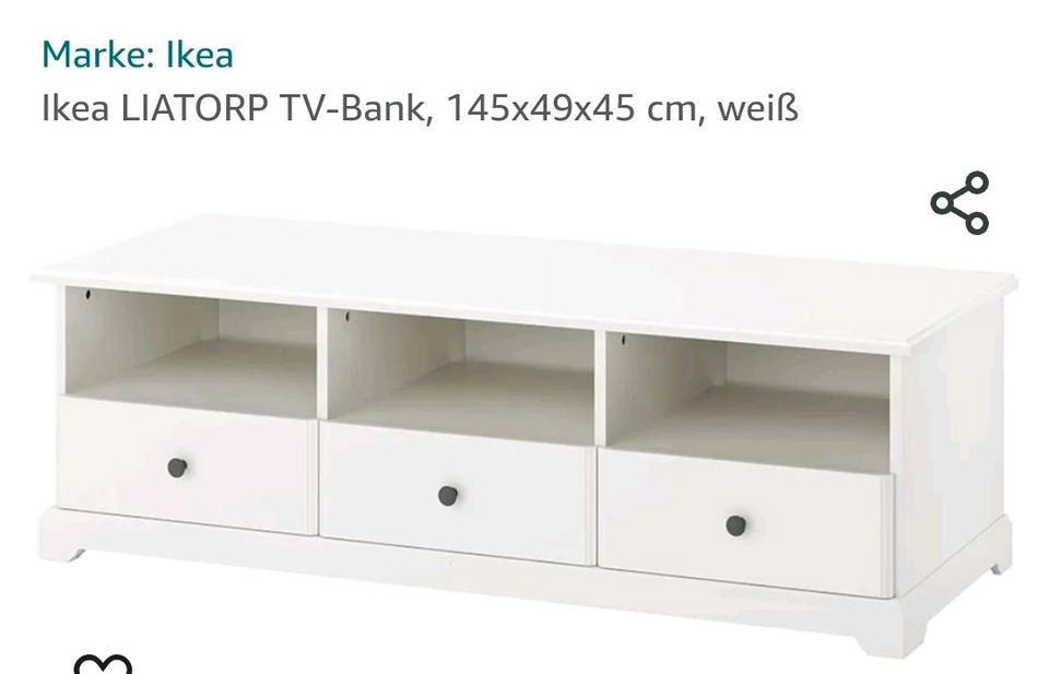 Ikea Liatorp TV Bank IKEA Wohnzimmer Tisch❤️ in Bremervörde
