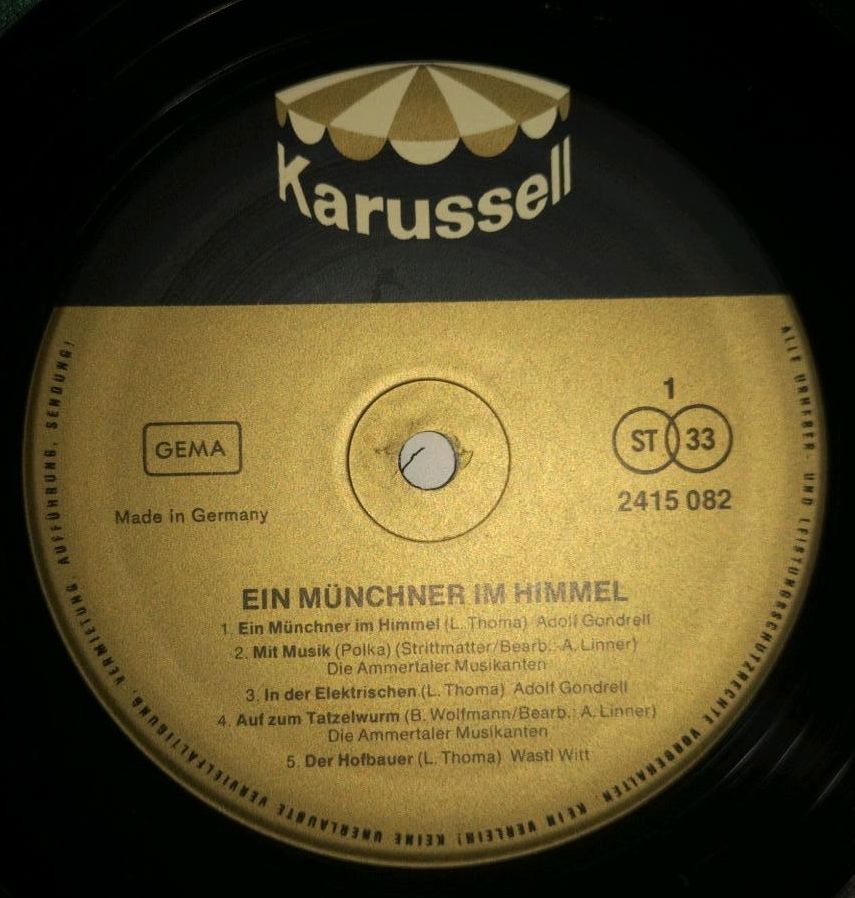 Ein Münchner im Himmel,, Hörspiel,Album, LP, Schallplatte in Aken