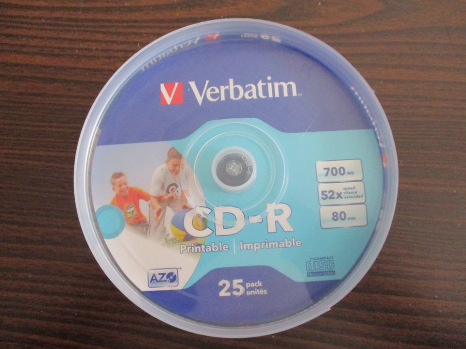Verbatim CD-R - 700 MB - 52x Speed - 80min - 25 Stück - NEU- OVP in Wiesau