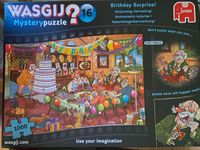 Wasgij 16 Geburtstagsüberaschung 1000 Teile Comic Puzzle Mystery Bayern - Hilgertshausen-Tandern Vorschau