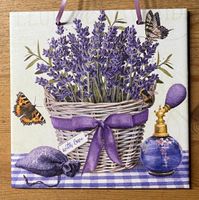 Deko-Bild, Lavendel im Korb, Parfüm, Schmetterling Niedersachsen - Goslar Vorschau