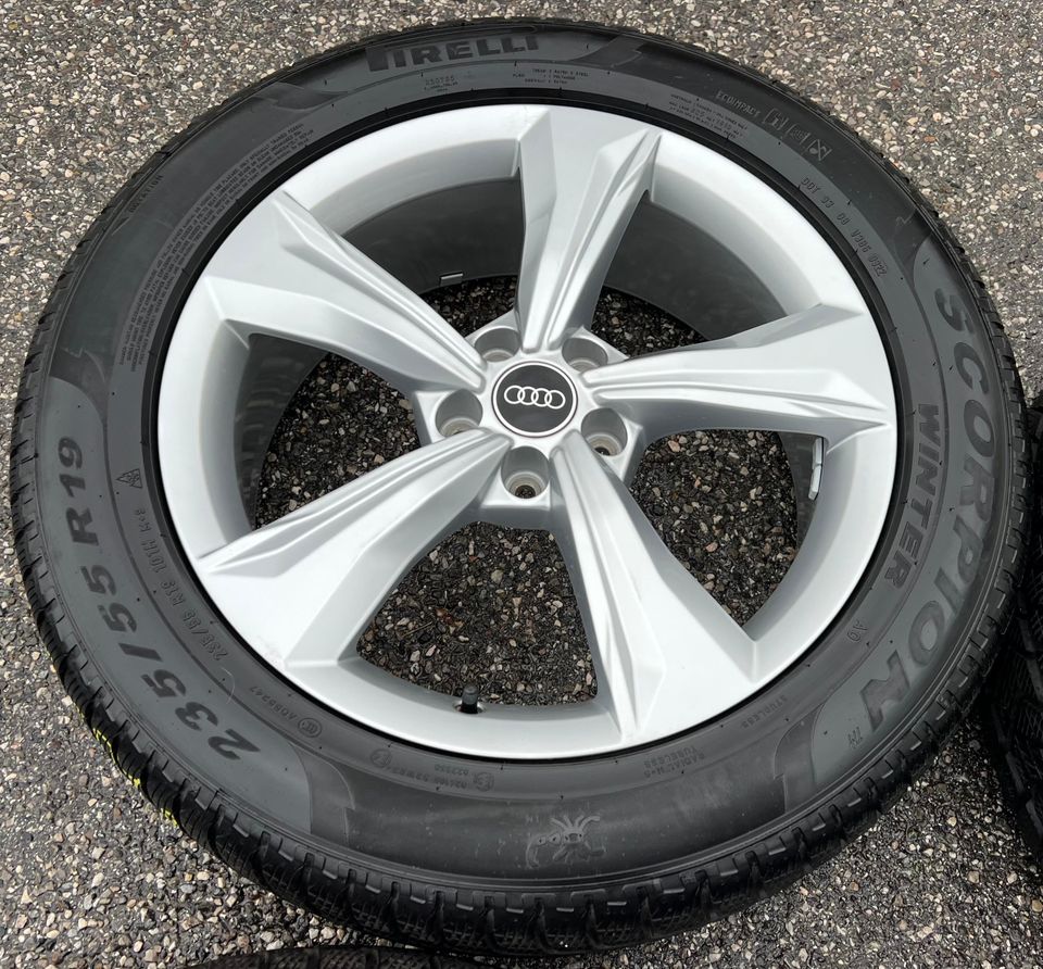 4 ORIGINAL 19" ALU WINTERRÄDER AUDI Q5 SQ5 FY 80A601025K #1CCL in Bad Tölz