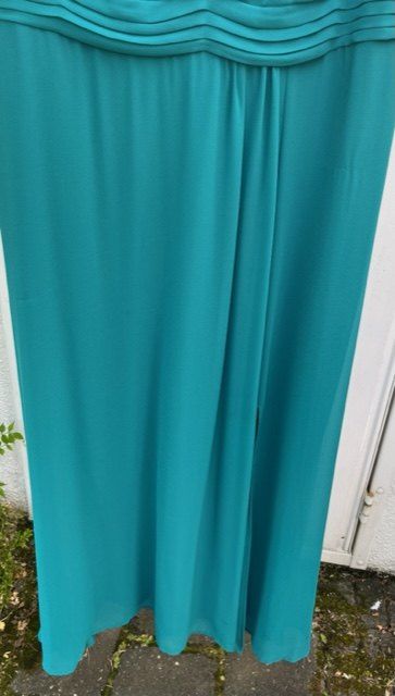 Sheego festliches Kleid Abendkleid Bolero Jacke smaragd grün 48 in Frechen