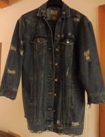 Jeansjacke  Used-Look  Vintagelook  Longjacke Gr.38 Bayern - Oberaurach Vorschau