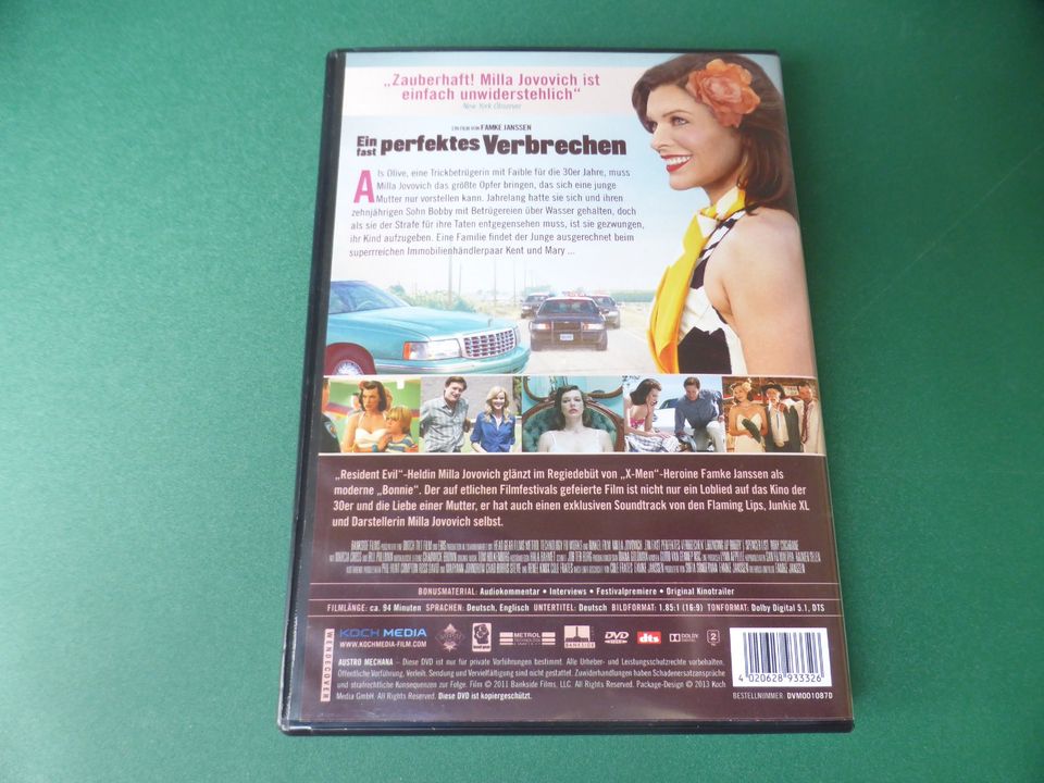 DVD  EIN FAST PERFEKTES VERBRECHEN (DVD 2011) VERSAND + € 1,95 in Bonn