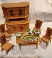 Puppenhausmöbel, Holzmöbel, Bauernmöbel, Küche mit Kaffeegedeck Bayern - Mistelbach Vorschau