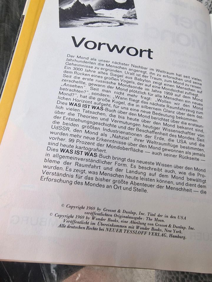 Was ist was bücher 1967, 1969 Mond, Urmensch, Wüsten, Planeten, in Neuenkirchen