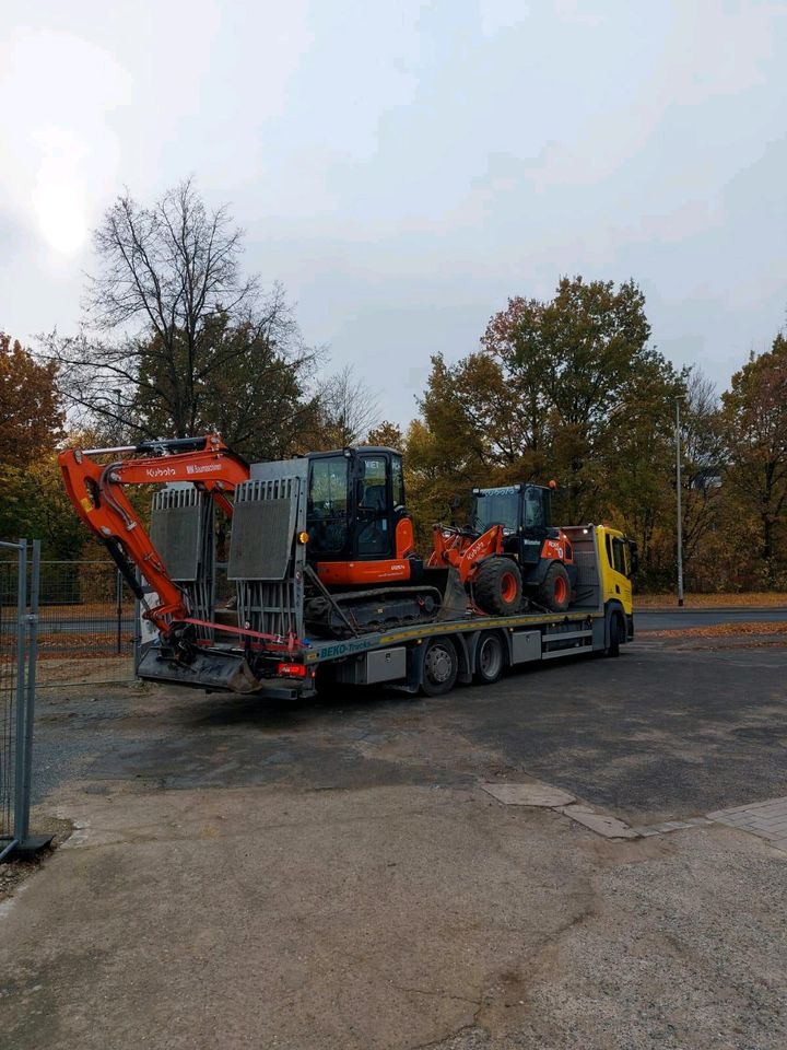 Bagger Minibagger Vermietung Verleih Mieten 1.8 Tonnen Radlader in Wedemark