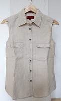 Ärmellose Bluse von H&M, beige Gr. 38; TOP-Zustand Brandenburg - Panketal Vorschau