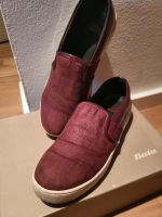 Skater Slip On Sneakers Canvas bordeaux rot 38 Köln - Weidenpesch Vorschau