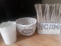 Weidenkorb Rattan Landhaus Shabby vintage Blumentopf ikea Skurar Nordrhein-Westfalen - Grevenbroich Vorschau