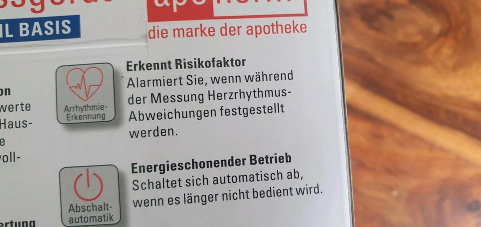 Aponorm Blutdruckmessgerät in Krefeld