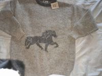 Isländischer Wollpullover mit Pferdemotiv nicht getragen Größe L, Niedersachsen - Coppenbrügge Vorschau