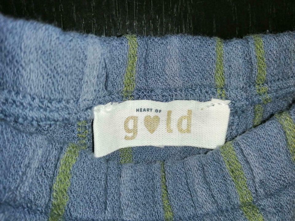 Heart of gold - Kurze Hosen, Gr. 116, neu in Visselhövede