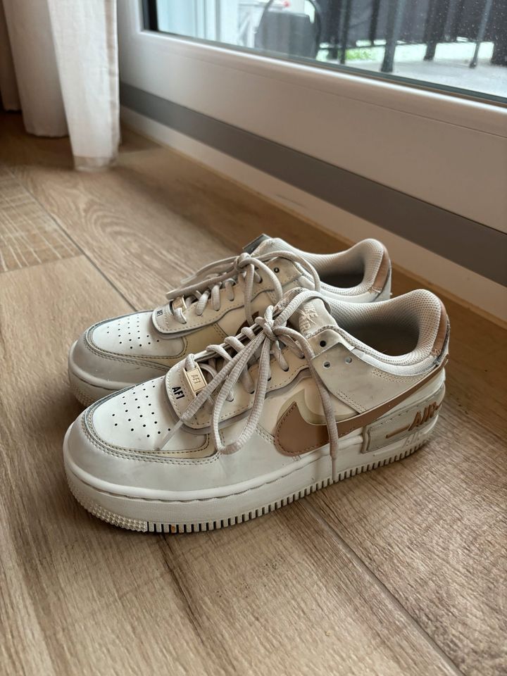 Nike Air Force 1 Shadow beige 38 in Mainz