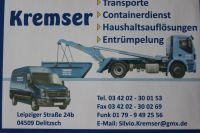 Haushaltauflösung / Containerdienst / Transporte Sachsen - Delitzsch Vorschau