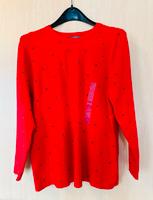 Weihnachtspullover Pullover rot mit Glitzersteinen Nürnberg (Mittelfr) - Aussenstadt-Sued Vorschau