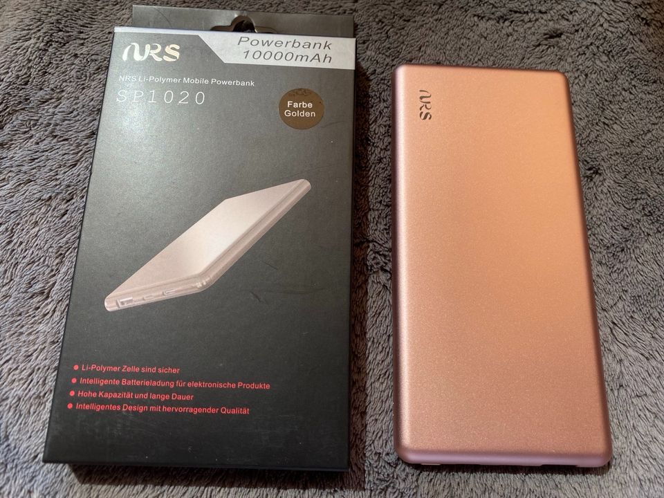 NRS Li-Polymer Powerbank Roségold 10.000mAh in Neuss