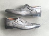 Markenqualität Santoni Lederschuh grau Altona - Hamburg Othmarschen Vorschau