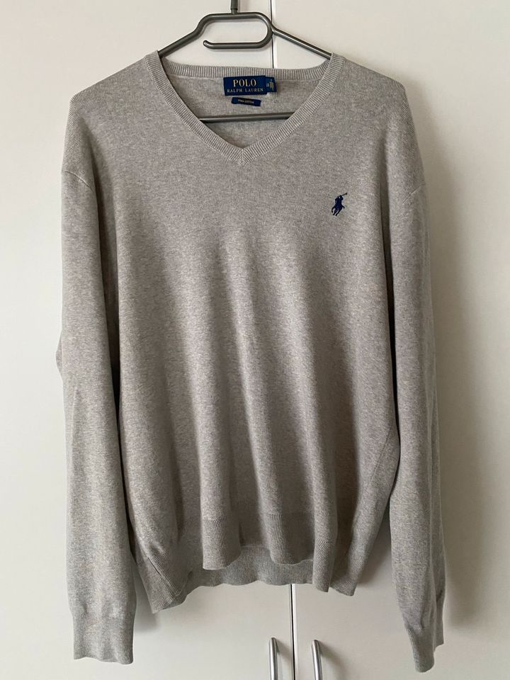 Ralph Lauren V-Neck Pullover Gr. L Pima Cotton in Bonn