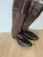 Geox Respira Herbst Winter echt  Leder Stiefel schoko braun 40 Dortmund - Wickede Vorschau