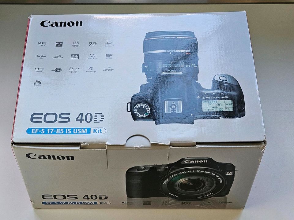 Canon EOS 40D digital Kamera Gehäuse/Body in Originalverpackung in Wiesbaden