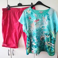 Bekleidungspaket Gr. 52, Hose+Shirt, Pink Sachsen - Plauen Vorschau