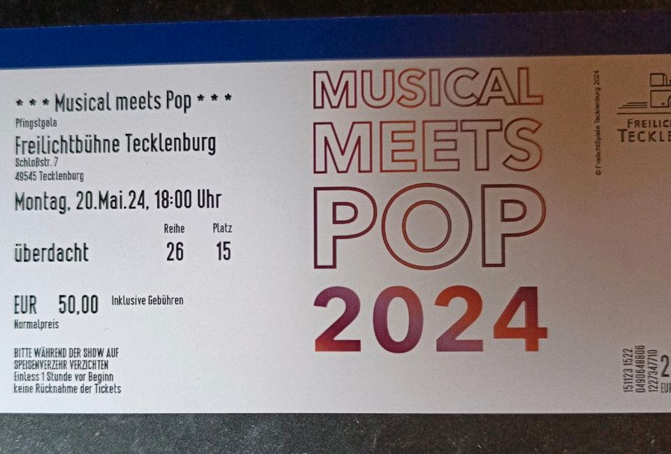 Freilichtspiele Tecklenburg Musical meets Pop Pfingstgala in Gelsenkirchen