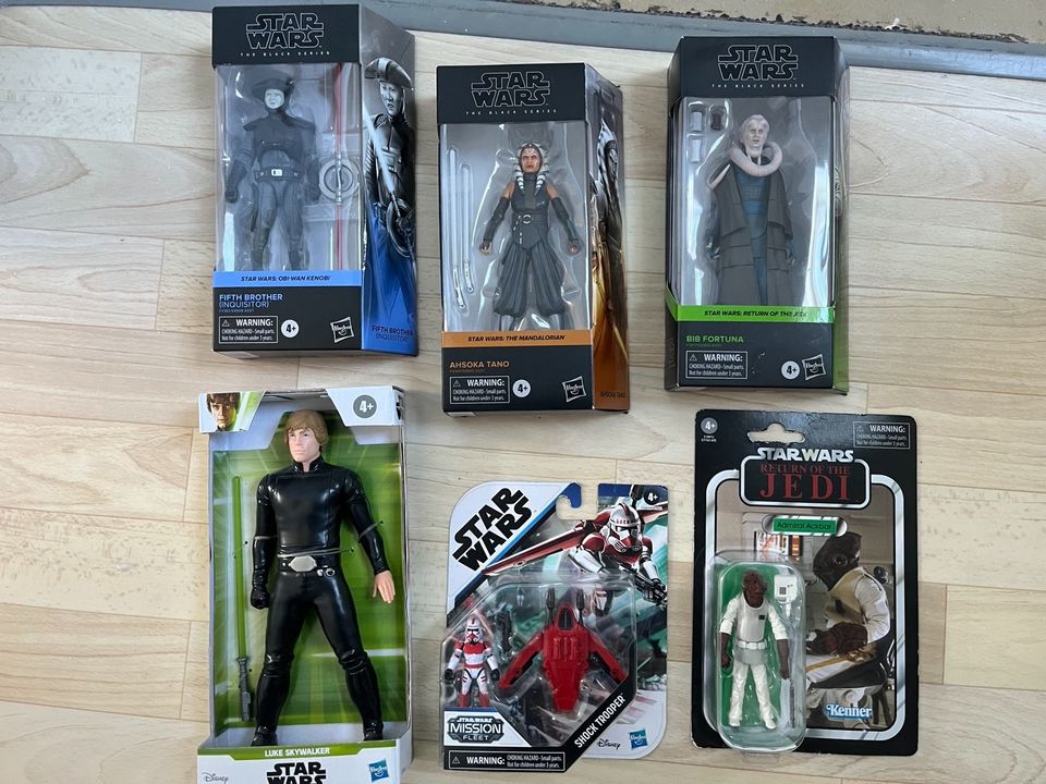 Verschiedene Star Wars Figuren / NEU / Black Series Ahsoka Tano in Löhne