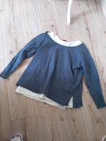 Neu! 2 teilgig. Baumwoll Shirt Longsleeve mit sep. Untershirt 44 Niedersachsen - Schortens Vorschau