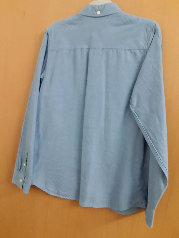 H&M Hemd, Größe 140, blau in Falkenfels