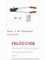 Kabelschere Bolzenschneider 8 mm Felco C 108 NEU incl. Versand Eimsbüttel - Hamburg Rotherbaum Vorschau