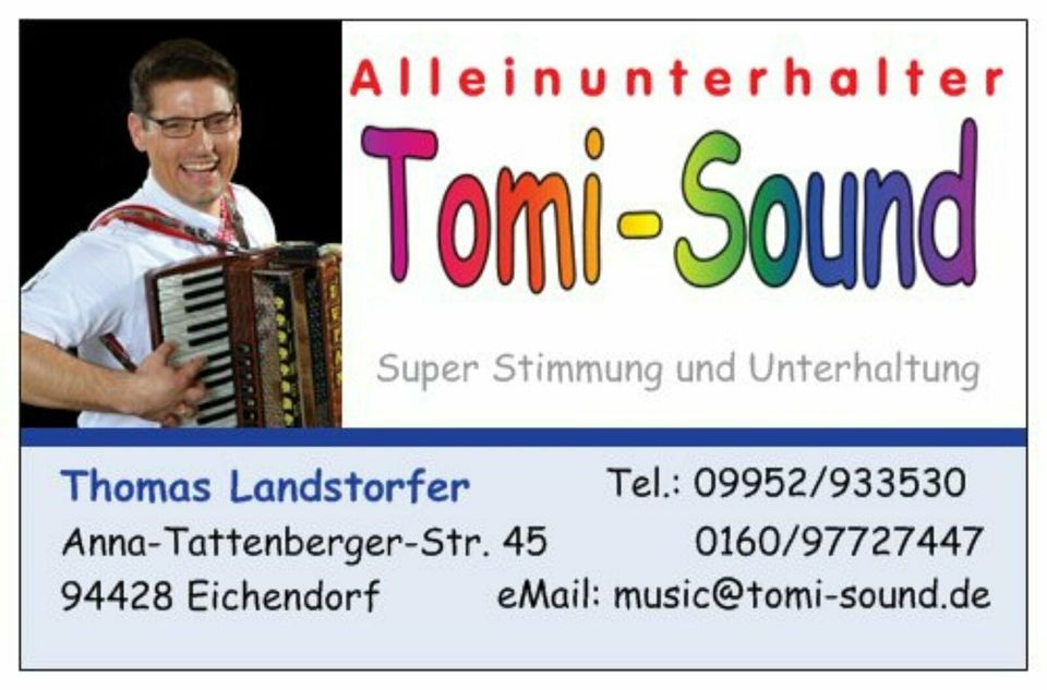 Alleinunterhalter,Musiker,Band f. Hochzeit, Geburtstag,Party,usw. in Eichendorf