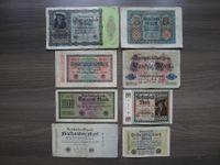 9 alte Reichsbanknoten und. 1 Darlehenskassenschein zu verkaufen. Hessen - Leun Vorschau
