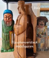 Flaschenfigur Versteck Holz Figur Wein Flasche Sachsen - Schneeberg Vorschau