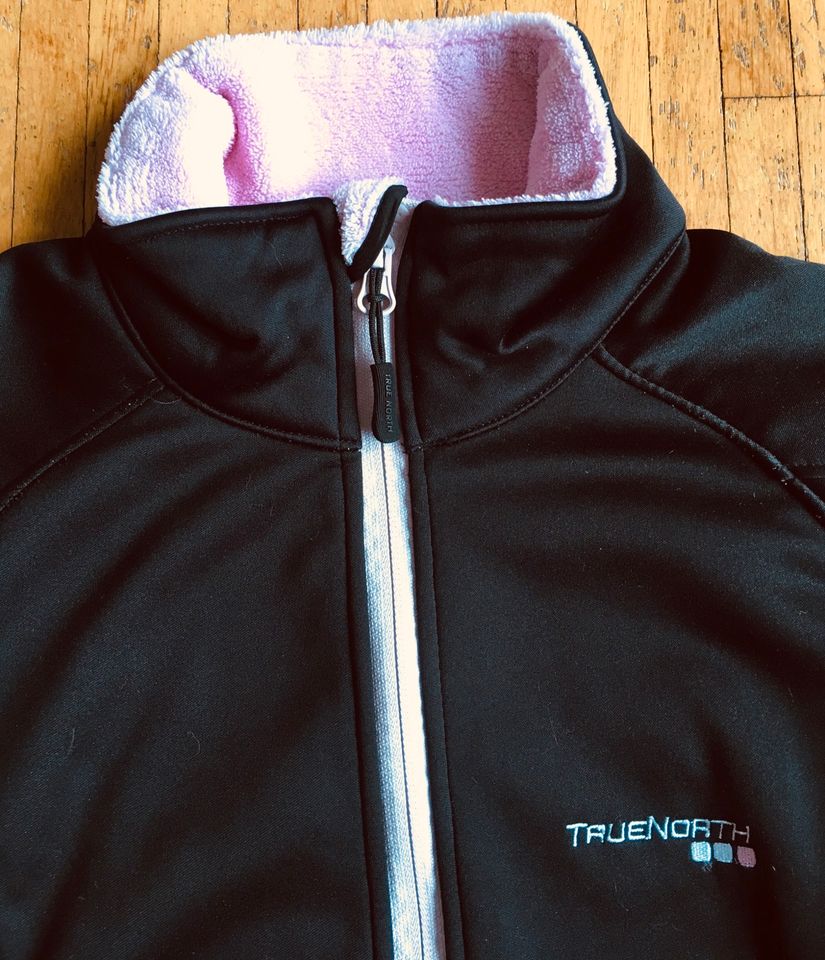 Softshell Jacke Aquatex v. TrueNorth Gr. 150 schwarz/rosa in Murnau am Staffelsee