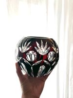 Bonboniere Kristall dunkelbraun Vase Glas Schale rund Friedrichshain-Kreuzberg - Kreuzberg Vorschau